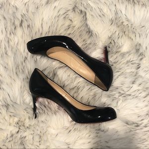 Christian Louboutin Patent Leather Black Pumps